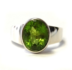 Silberring mit Peridot.Gr.58 , 139,- €