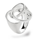 Silberring mit kleinem Brillant von bastian inverun. Gr.58, 259,- €