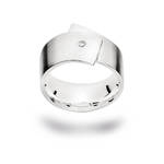 Sehr eleganter Ring aus Sterlingsilber mit Brillant von bastian inverun.Gr.54 198,- €